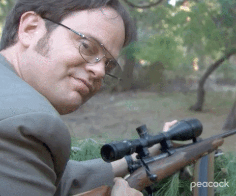 The Safety Is On Dwight Schrute GIF