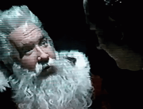 The Santa Clause Being Serious GIF