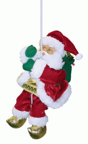 The Santa Clause Going Down GIF