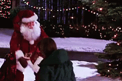 The Santa Clause Lifted A Kid GIF