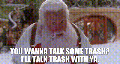 The Santa Clause Trash Talking GIF