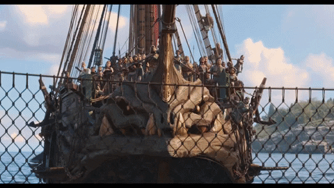The Sea Beast Pirate Ship GIF