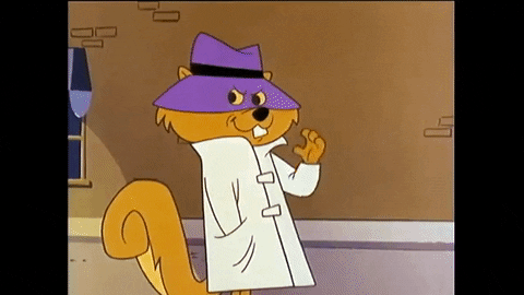 The Secret Squirrel Show Spy Rocket GIF