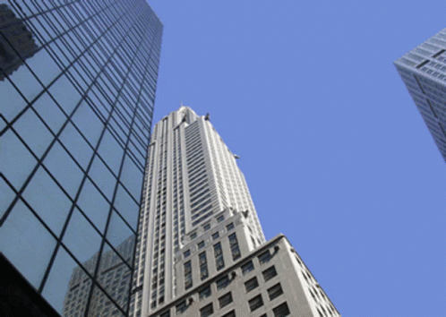 The Shade Chrysler Building In New York GIF