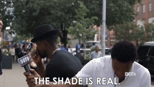 The Shade Is Real By News Caster GIF