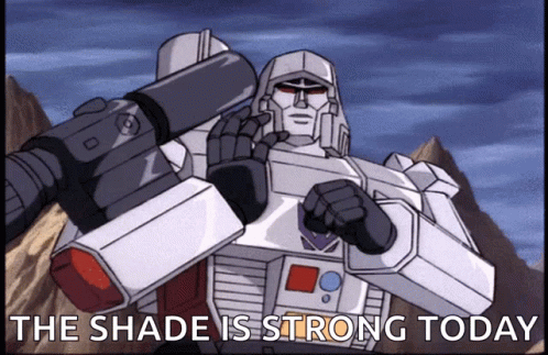 The Shade Is Strong Today GIF
