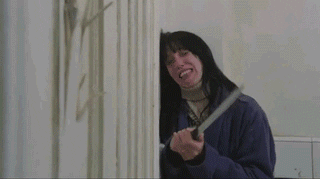 The Shining Screaming Wendy Torrance GIF