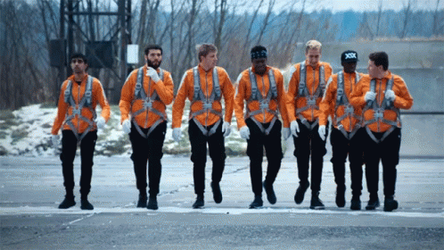 The Sidemen Show Squad Walking GIF