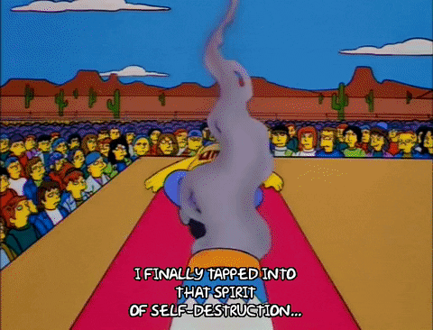 The Simpson Homerpalooza Self Destruct Episode GIF