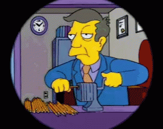 The Simpson Principal Sharpening Pencil GIF