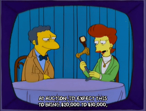 The Simpson Reporter And Auctioneer GIF