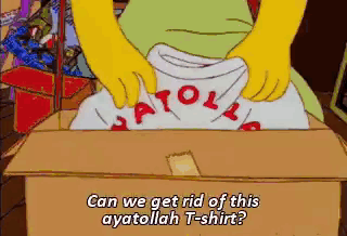The Simpsons Ayatollah GIF