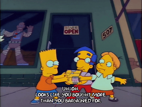 The Simpsons Book Store Opening For Kids GIF
