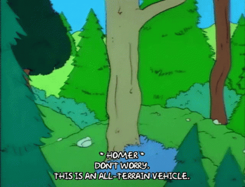 The Simpsons Camper Trailer GIF