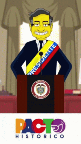 The Simpsons Colombia President GIF