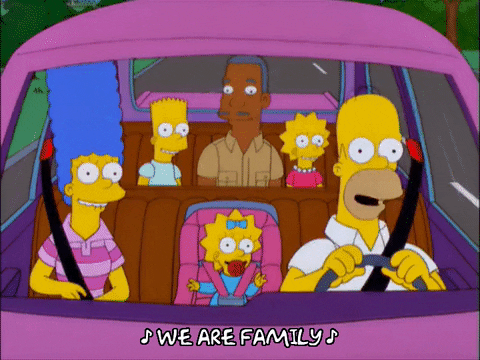 The Simpsons Family Joy Ride GIF