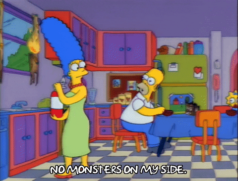 The Simpsons Fire Extinguisher GIF