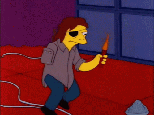 The Simpsons Firecracker GIF