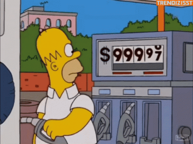 The Simpsons Free Petrol GIF