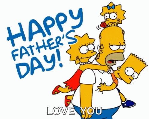 The Simpsons Funny Fathers Day GIF