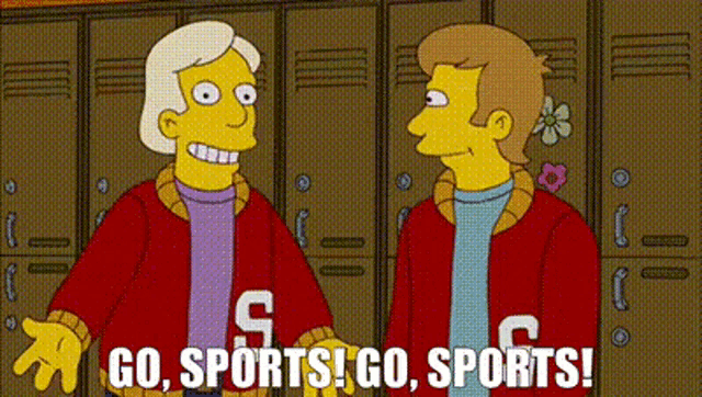 The Simpsons Go Sports Gif GIF