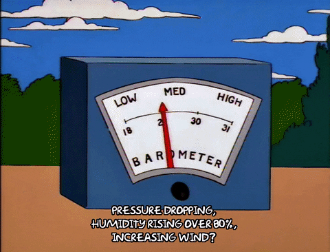 The Simpsons Humidity Increasing Over 80 Percent GIF