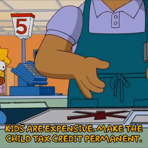 The Simpsons Maggie Taxes GIF