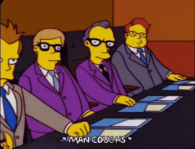 The Simpsons Meeting GIF