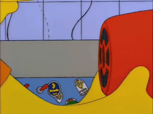 The Simpsons Megaphone Shout GIF