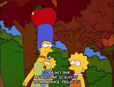 The Simpsons Pronounce GIF