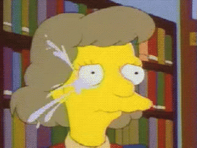 The Simpsons Robot Head Explode GIF