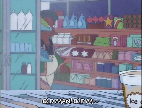 The Simpsons Senior Citizen GIF