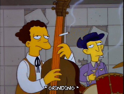 The Simpsons Sitcom Marge Simpsons Angry Grinding Teeth GIF