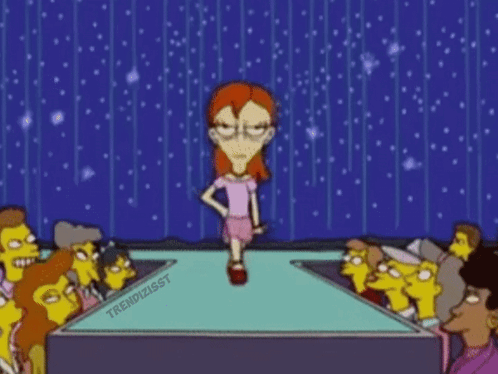 The Simpsons Skinny Woman GIF