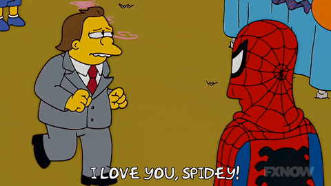 The Simpsons Spiderman Meme GIF