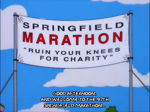 The Simpsons Springfield Marathon GIF