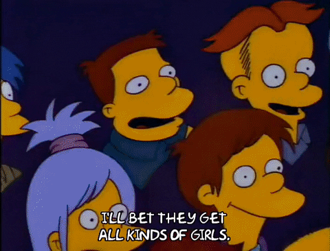 The Simpsons Stud Has Magnetic Personality GIF