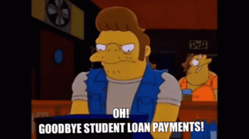 The Simpsons Student Loan Payments GIF