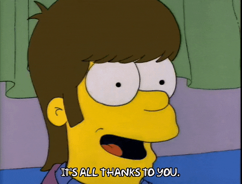 The Simpsons Thankful For You GIF