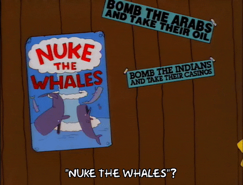 The Simpsons The Whale GIF