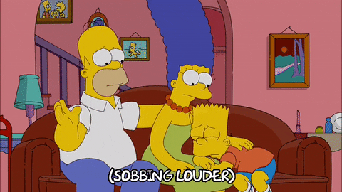 The Simpsons Thinking Of You Sympathy GIF