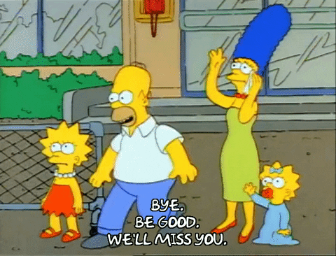 The Simpsons We Will Miss You GIF