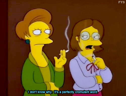 The Simpsons Women Word GIF
