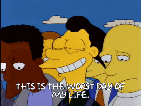 The Simpsons Worst Day Gif GIF