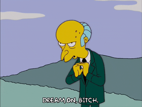 The Simpsons You Wish Dream On GIF