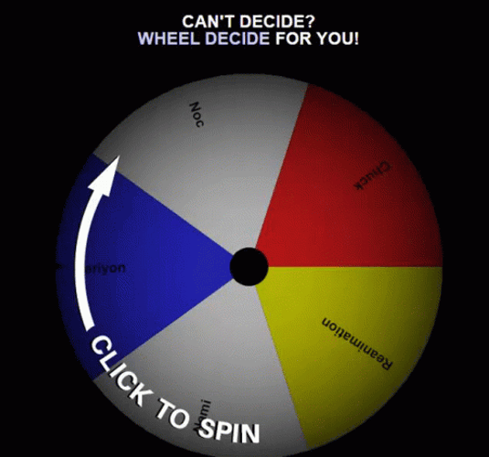 The Spinning Wheel Decide For You GIF