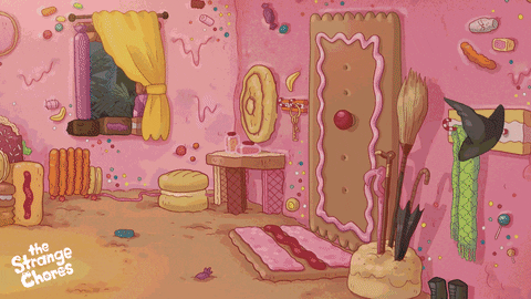 The Strange Chores Fire Extinguisher GIF