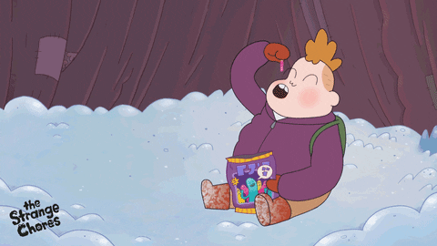 The Strange Chores Pierce Eating Gummies GIF