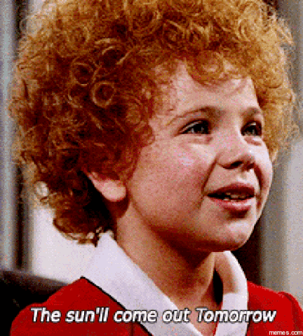 The Sun Come Out Tomorrow Little Girl GIF