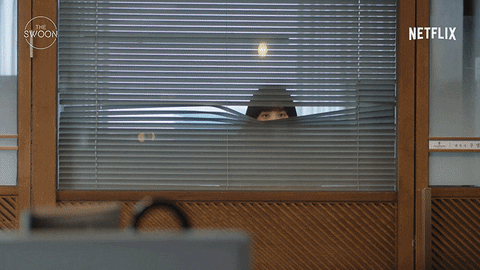 The Swoon Korean Spy Through Windows GIF